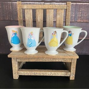 Vintage Disney Princess Ceramic Mug Set